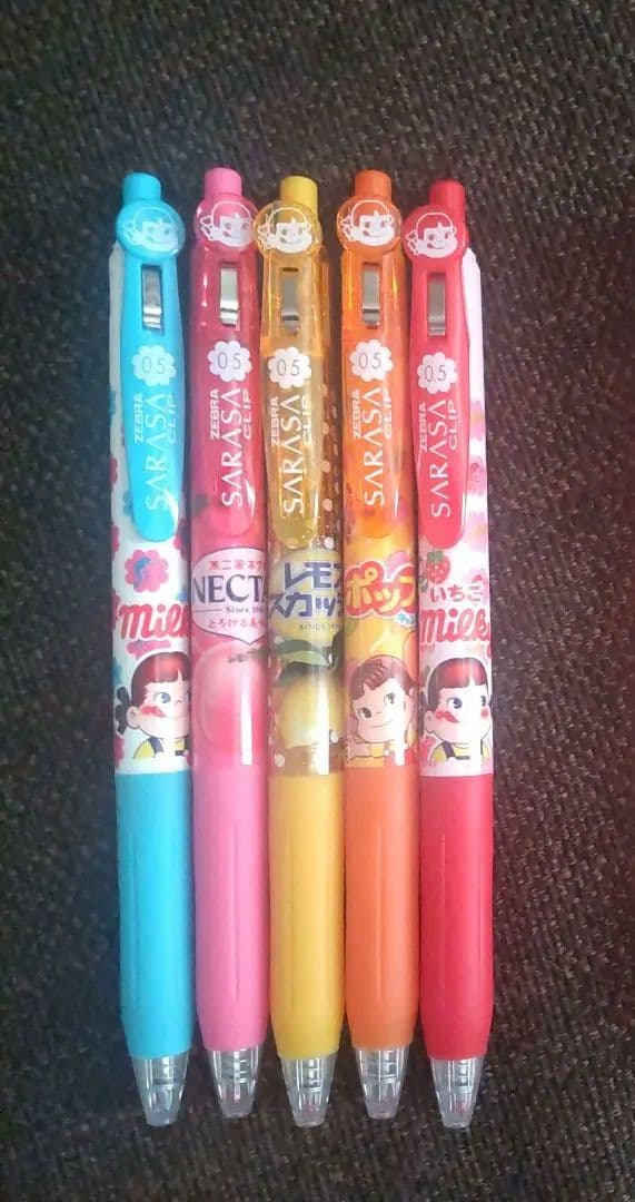 ゼブラ サラサクリップ 香りつき 不二家 ペコちゃんセット