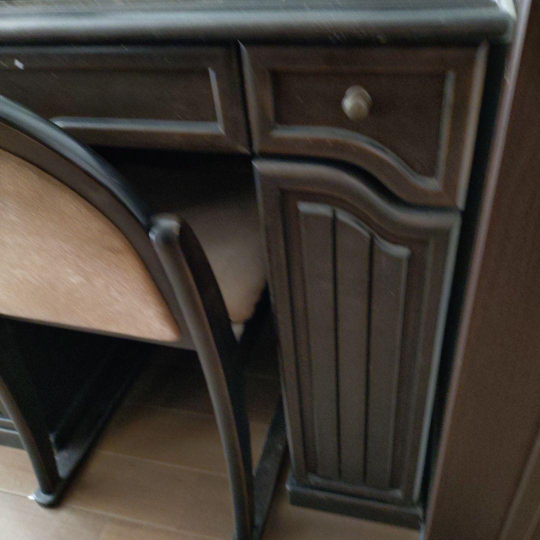 マホガニー　ダークブラウンドレッサー