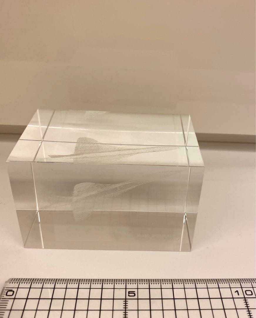 ⭐︎限定品⭐︎エールフランス航空コンコルド3Dクリスタル