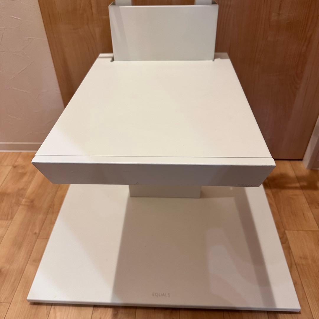 テレビスタンド　イコールズ　WALL V5 ホワイト　ロータイプ　キャスター付き