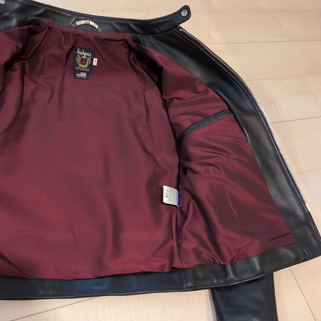 【美品】Schott 641xx 38 ショット シングルライダース