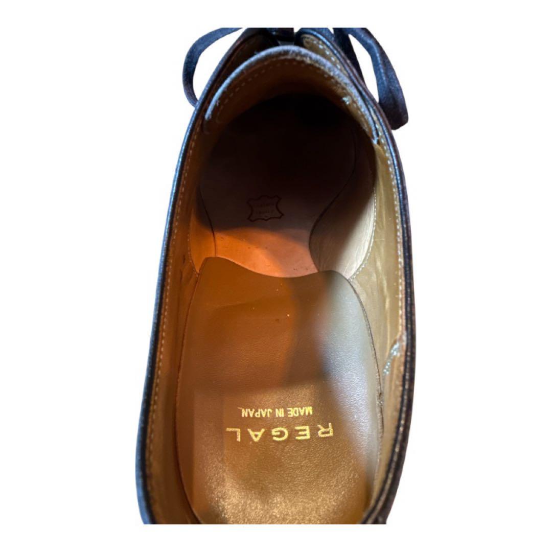 ゲリラセール❣️美品✨REGAL✨ストレートチップ✨01DR ブラック 24cm