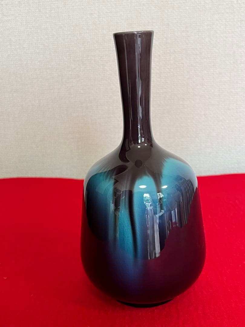 柳雨軒 三代 人間国宝 徳田八十吉 壺 T275