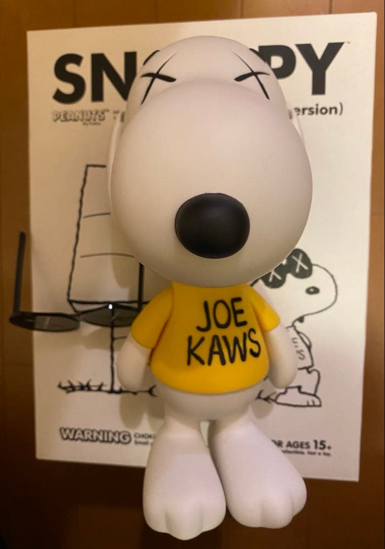 original fake kaws JOE SNOOPY ソフビフィギュア