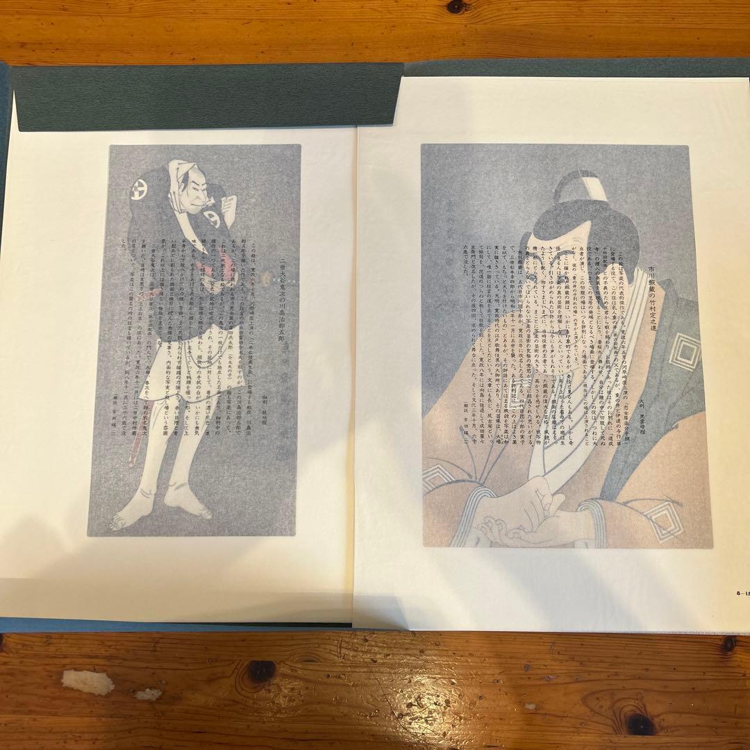 『東洲斎写楽撰』手刷り浮世絵木版画　全40枚揃い　悠々洞出版