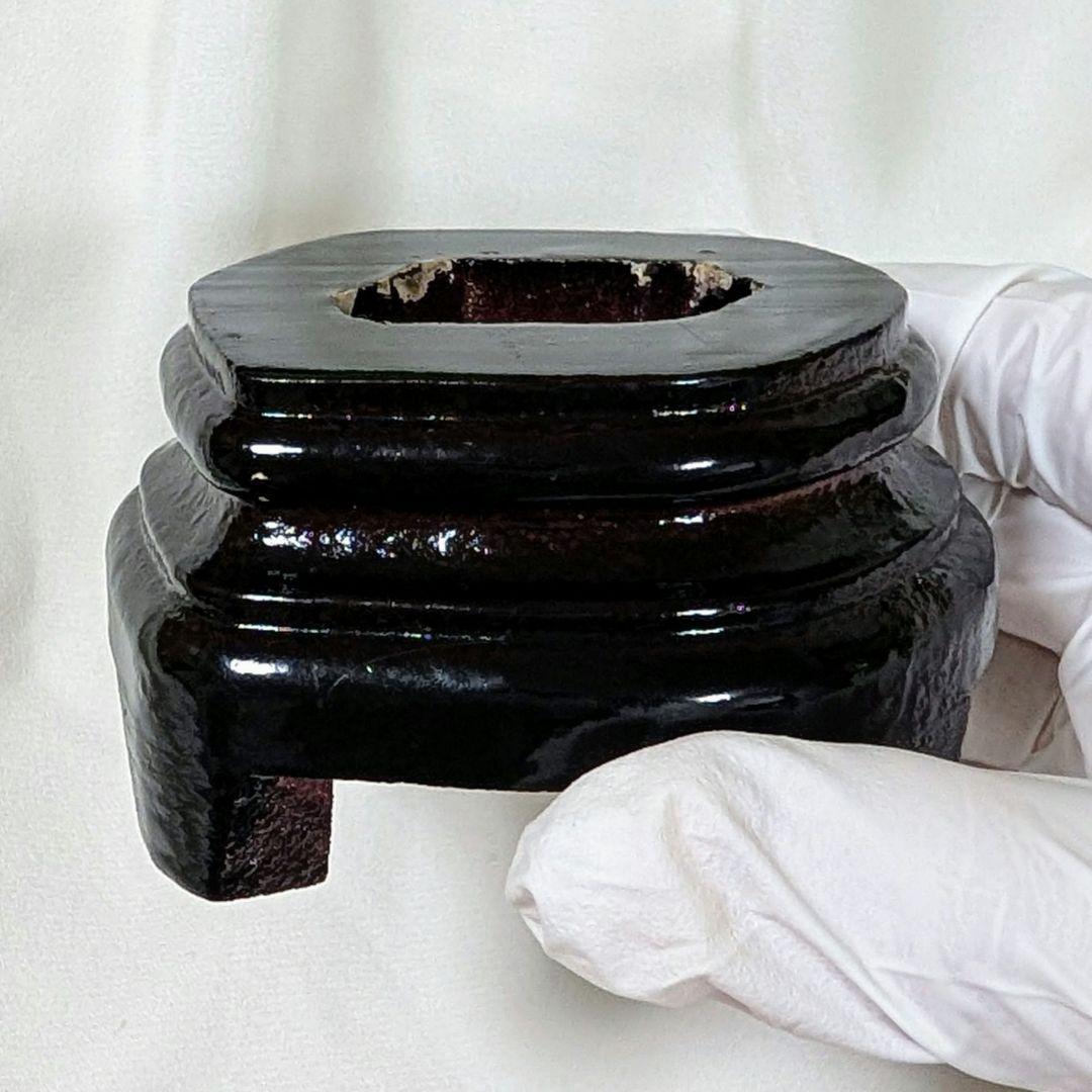 アメジスト磨き石（台座付き）