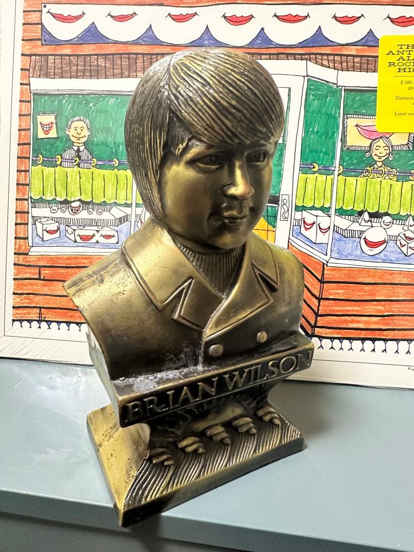希少BrianWilsonブライアンウィルソン ブロンズ像　公式限定販売品