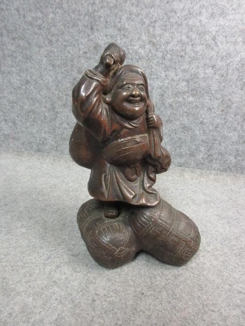 備前焼七福神大黒天 [B24536]