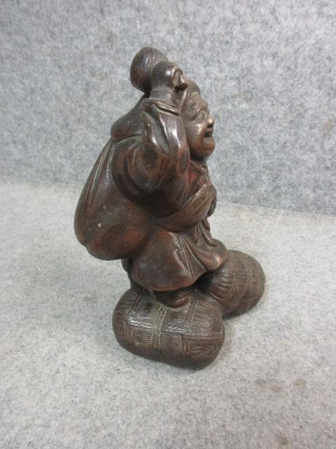 備前焼七福神大黒天 [B24536]