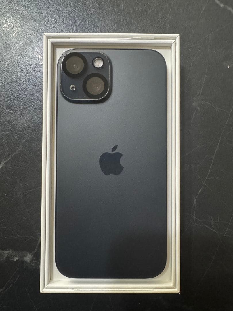 超美品❗️iPhone15(128G)BLACKsimフリー