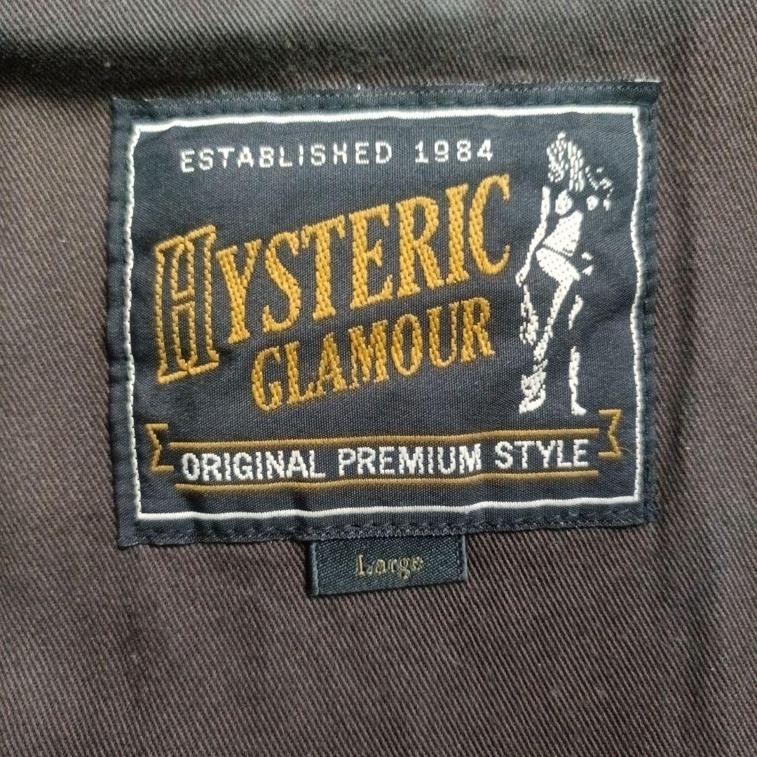 ✨HYSTERIC GLAMOUR ラムレザー 立襟 シングルライダース L
