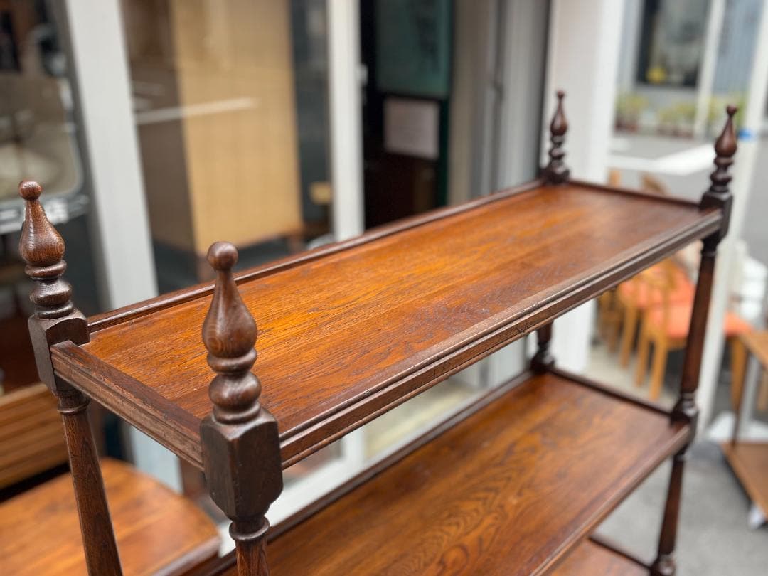 オランダ製☆ダッチカントリー／オープンシェルフ／3段シェルフ／収納家具／オーク材