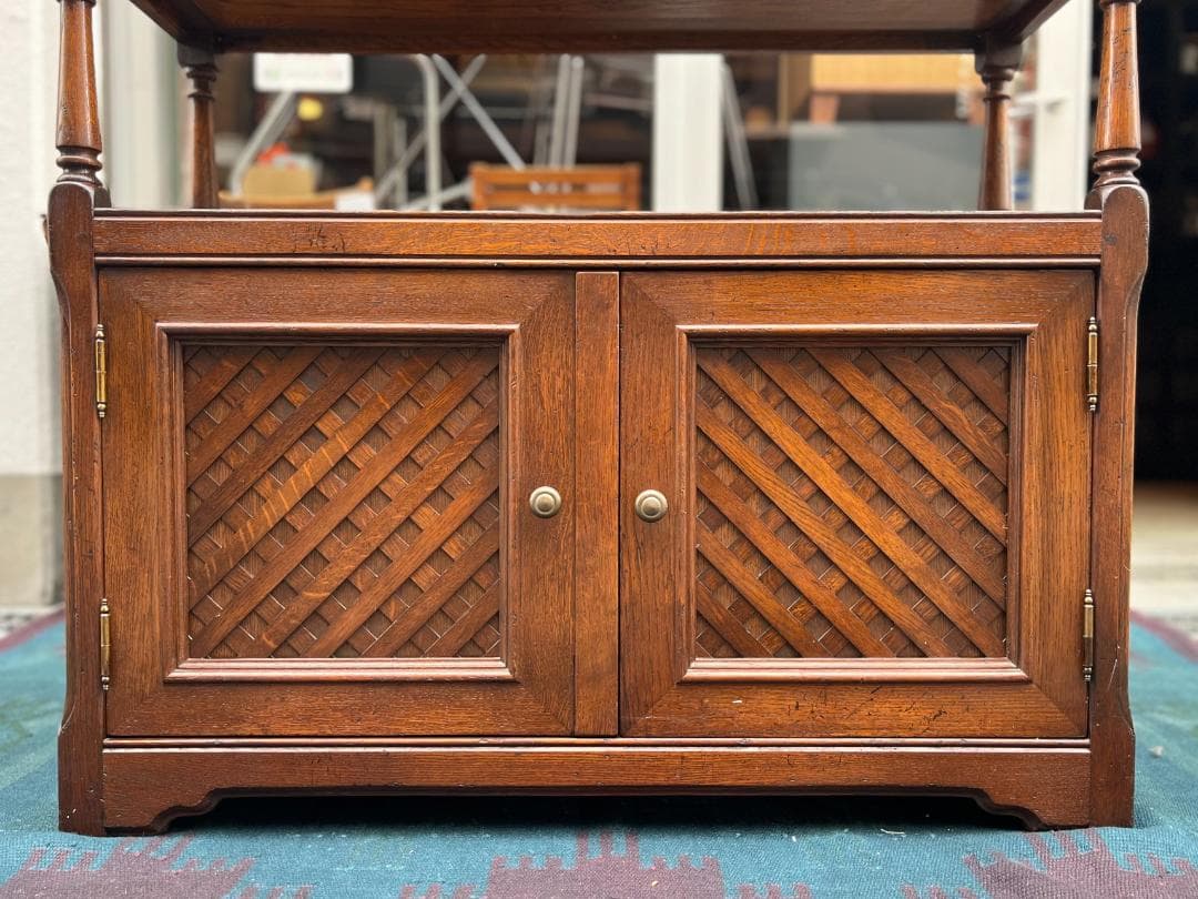 オランダ製☆ダッチカントリー／オープンシェルフ／3段シェルフ／収納家具／オーク材