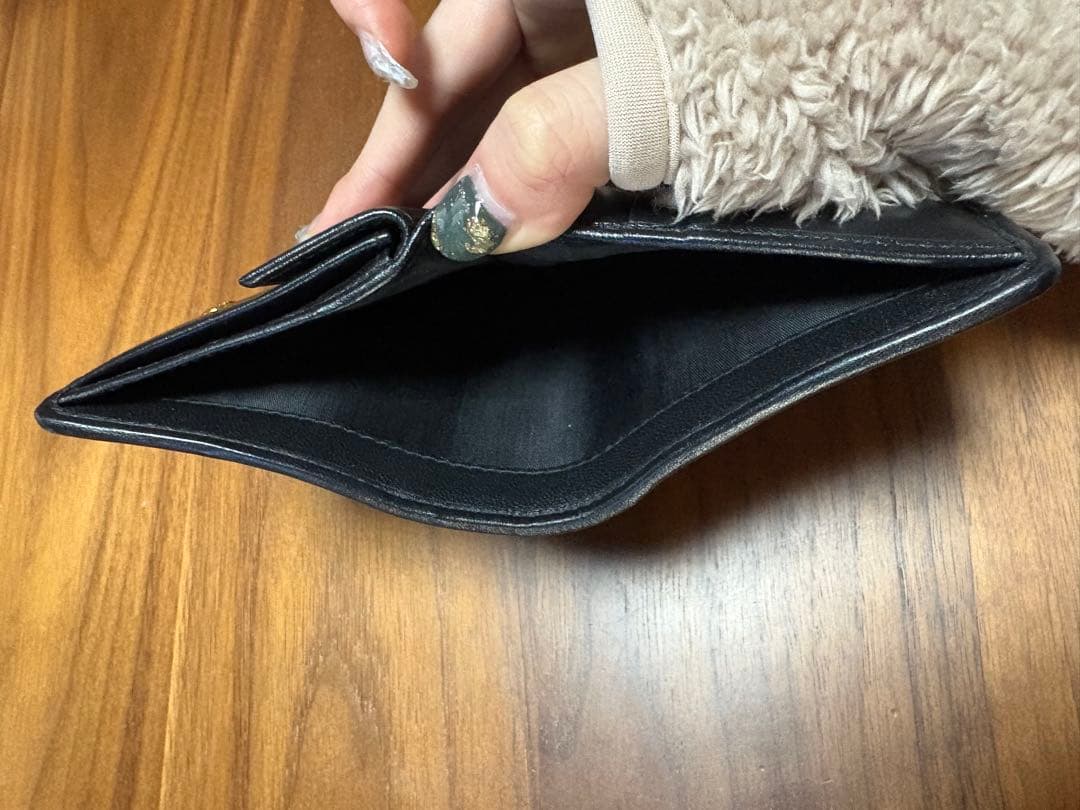 miu miu マテラッセ　レザー二つ折り財布