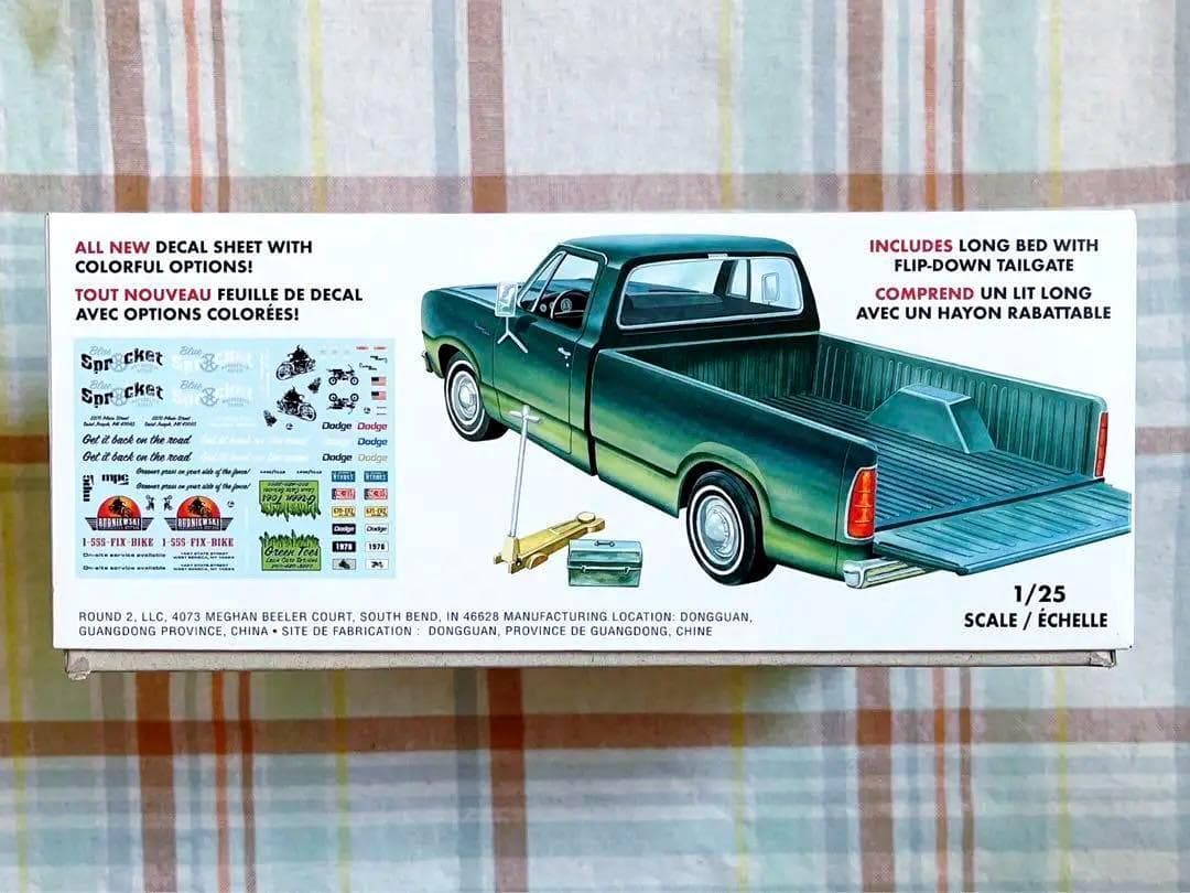 mpc 1/25 ダッジ D100 ピックアップ 1978年型 w/ミニバイク