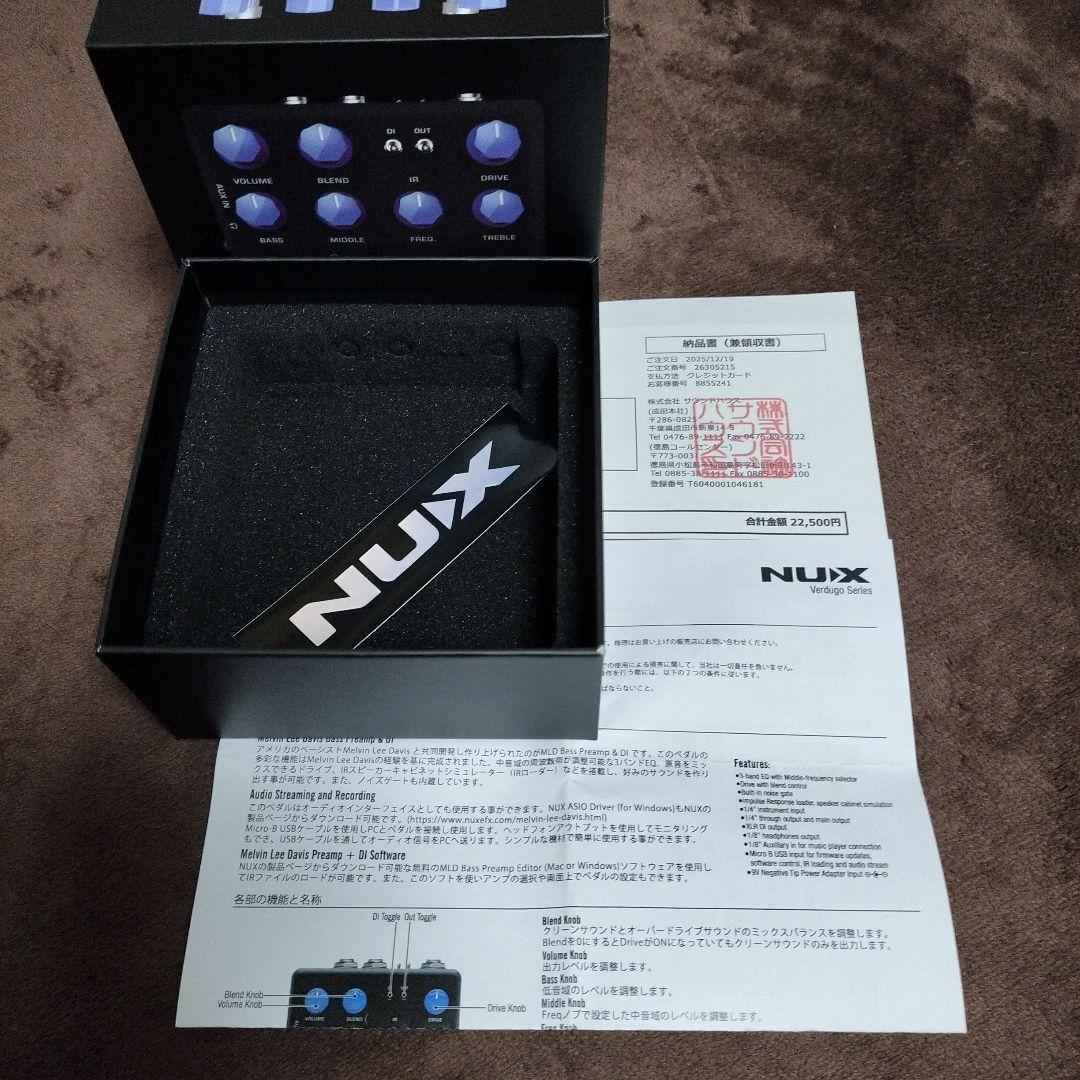 ☆NUX Melvin Lee Davis BASS Preamp + DI