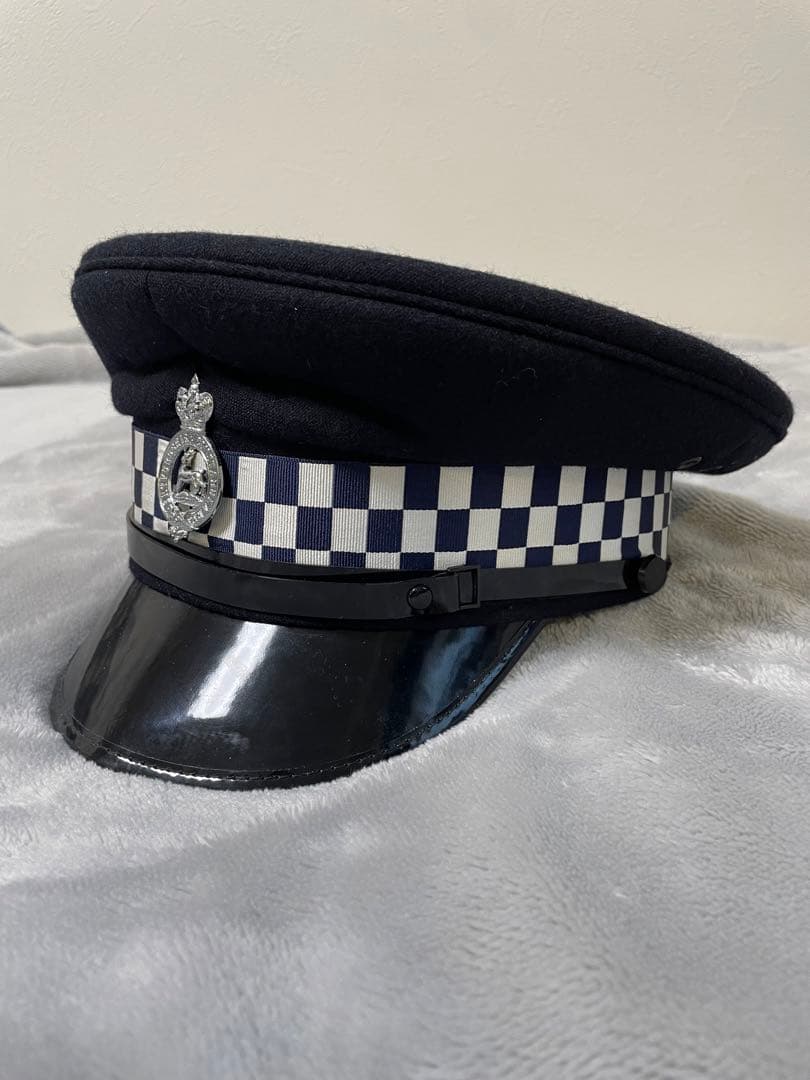 [レア物] イギリス警察制帽　(ハートフォードシャー警察) 57cm