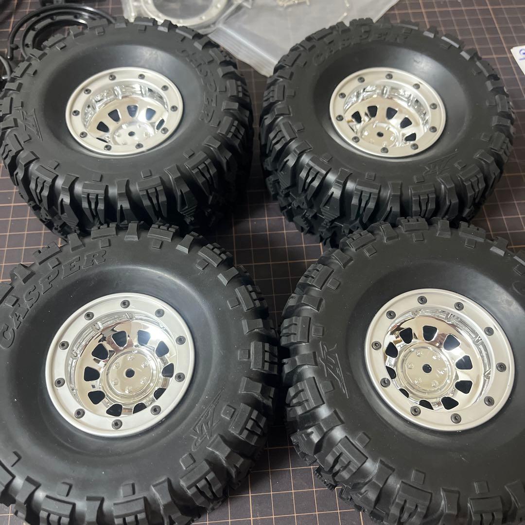 タミヤ CR-01ホイールタイヤ