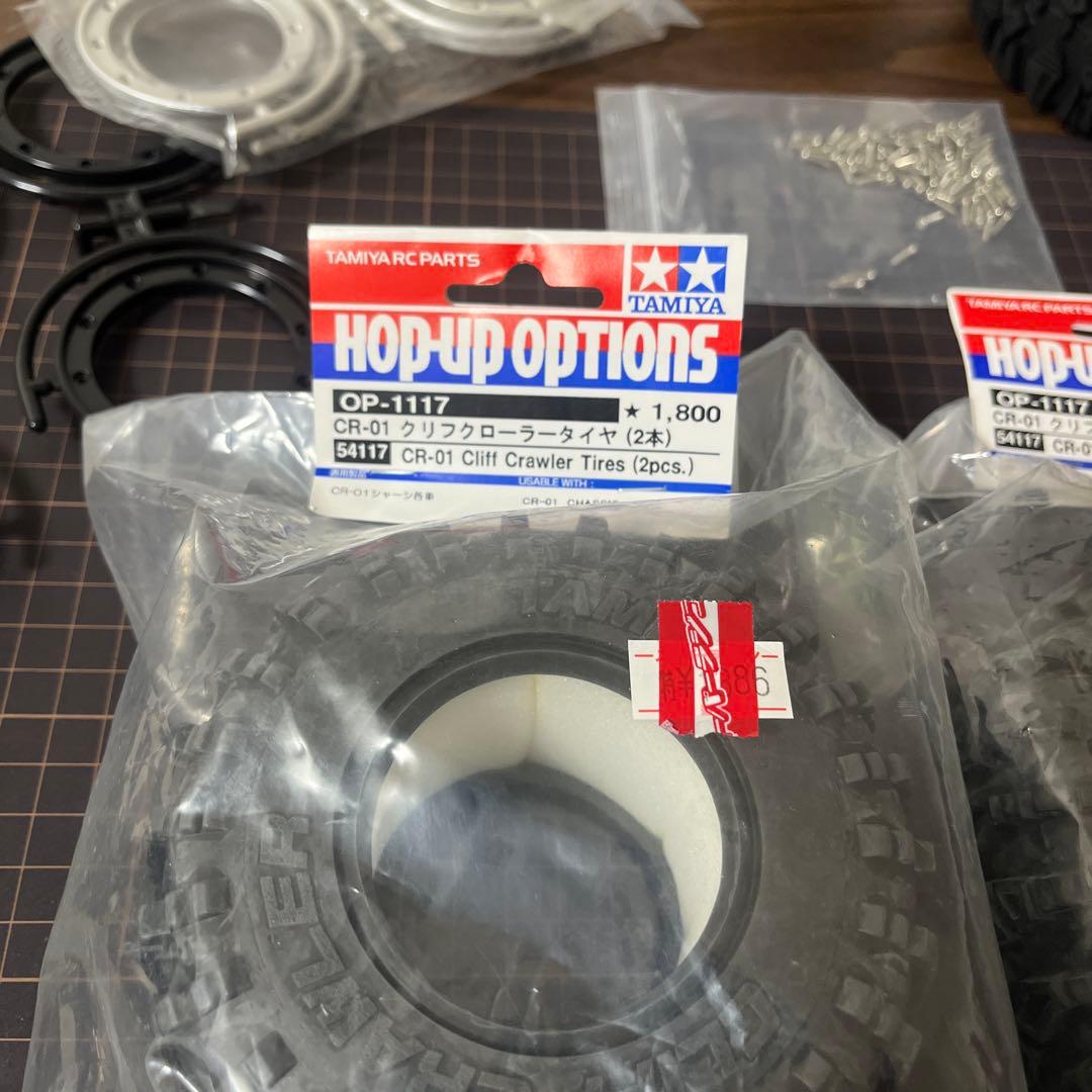 タミヤ CR-01ホイールタイヤ