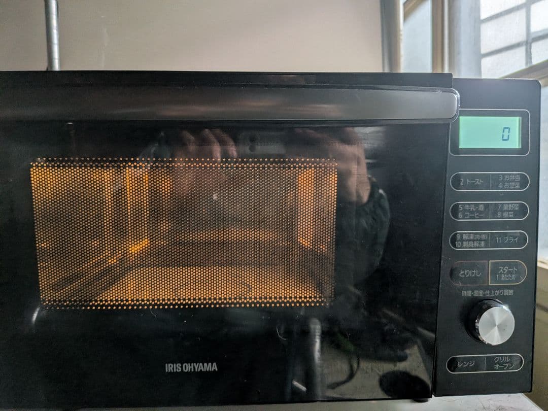 [美品]アイリスオーヤマ　オーブンレンジ　MO-F1805-B