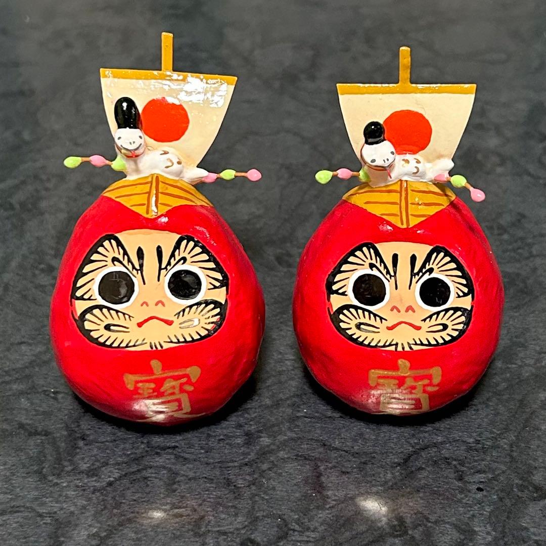ヤチコダルマ　干支だるま　巳年　2セット