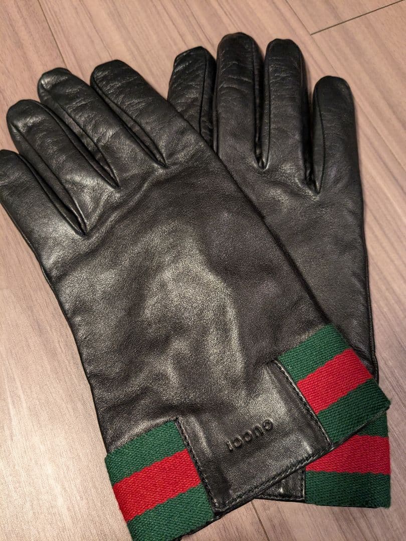 GUCCI レザーグローブ