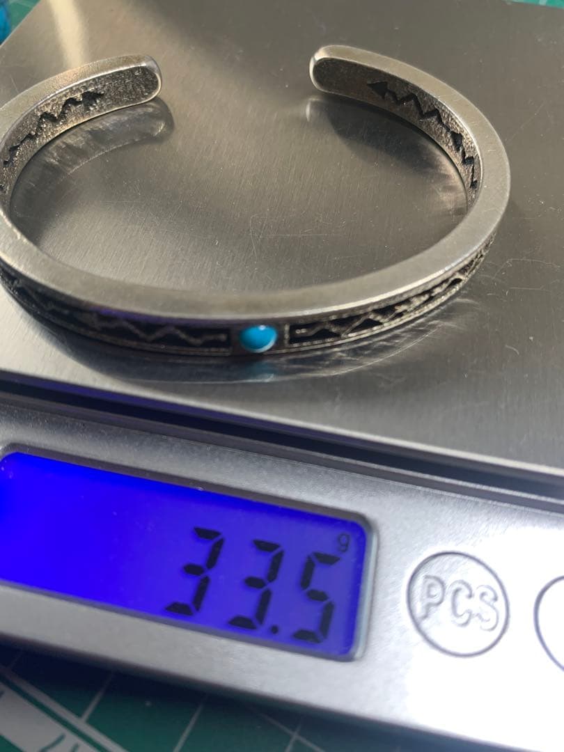 Navajoナバホ Jeff Dement バングル インディアンジュエリー