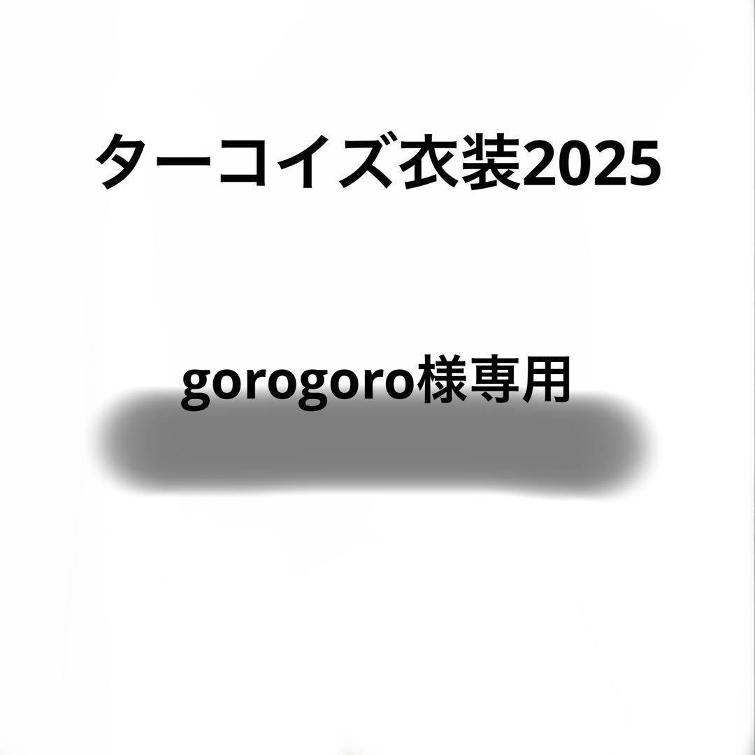 gorogoro　Bigぬい専用ぬい服 ターコイズ衣装