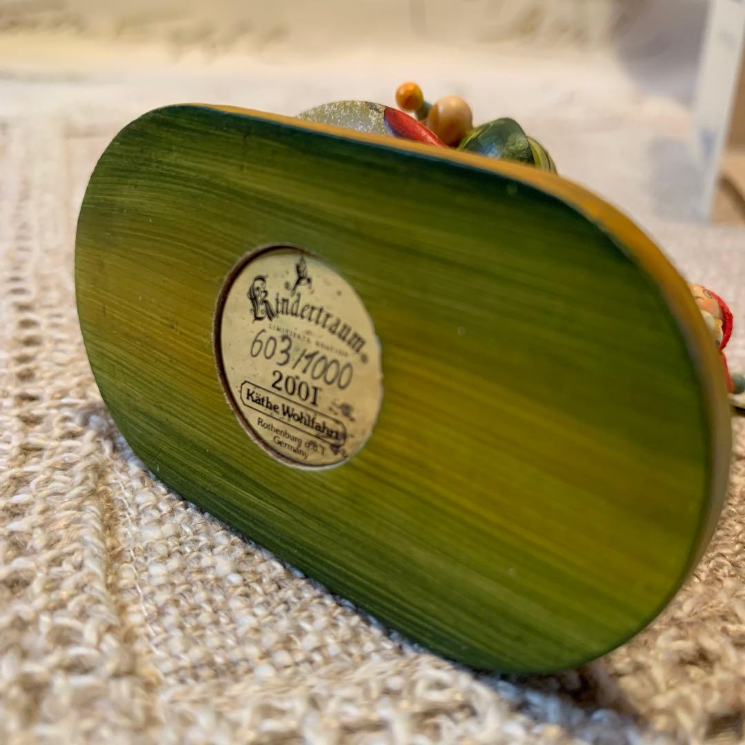 ドイツ製　木製人形　ケーテウォルファルト社の2001年度限定の兄弟の可愛い人形！