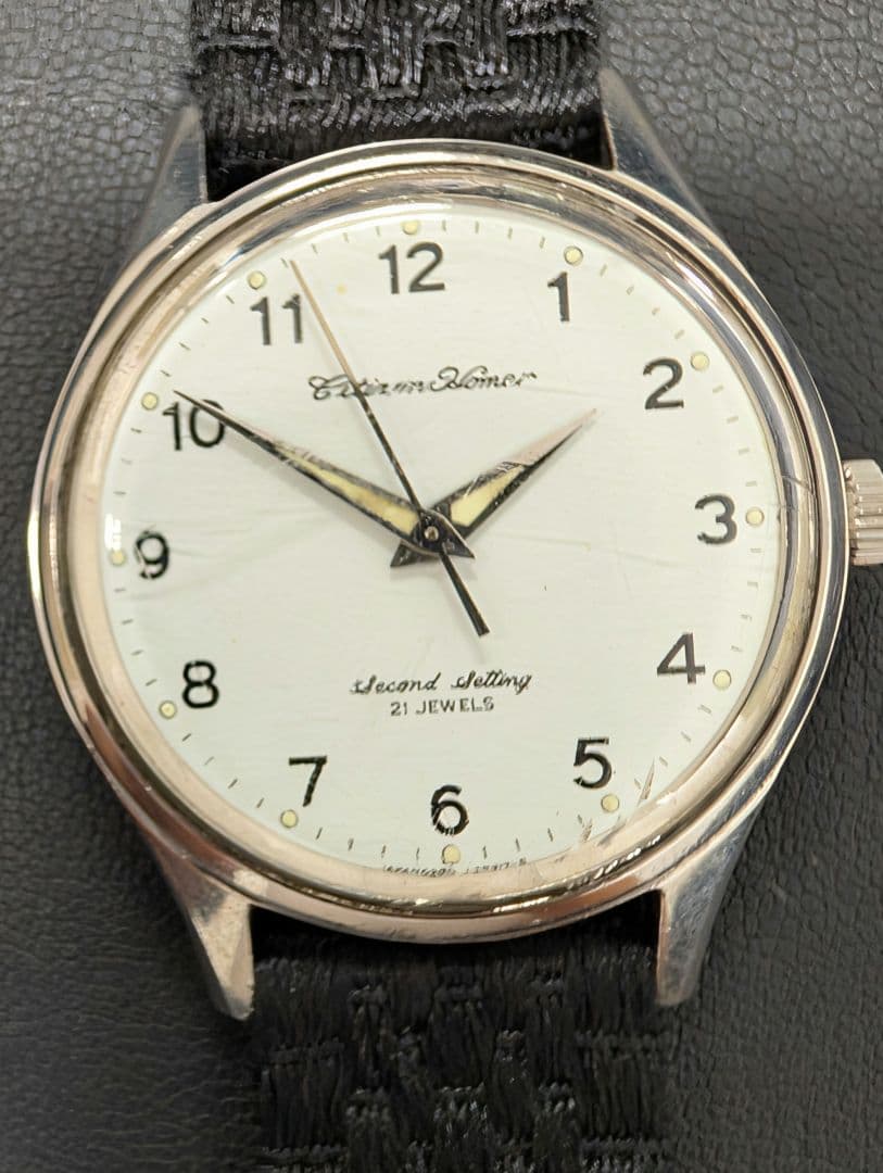 CITIZEN シチズン 昭50 岡鉄 腕時計 JR鉄道時計