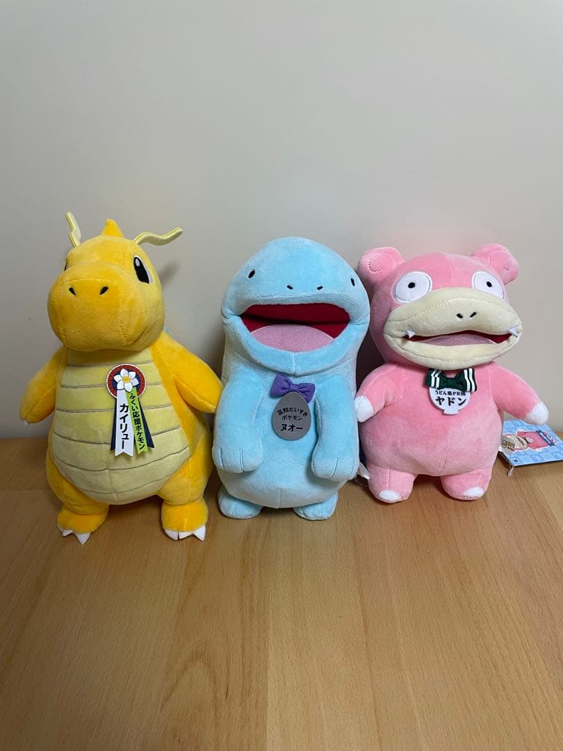 ポケモンローカル Acts物産展 ヌオーカイリューヤドンぬいぐるみ
