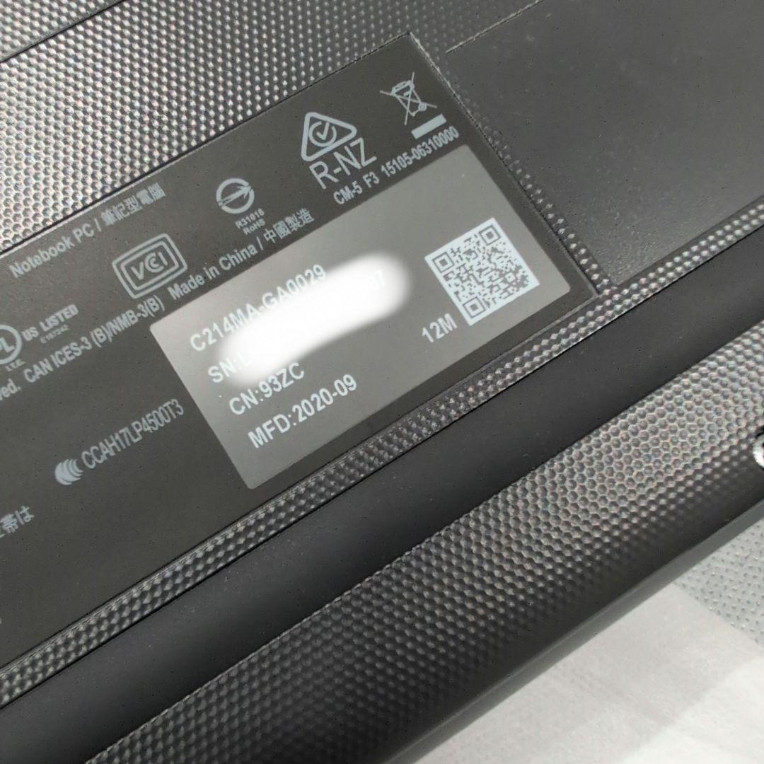 Chromebook　C214MA 登録のみほぼ未使用品 J