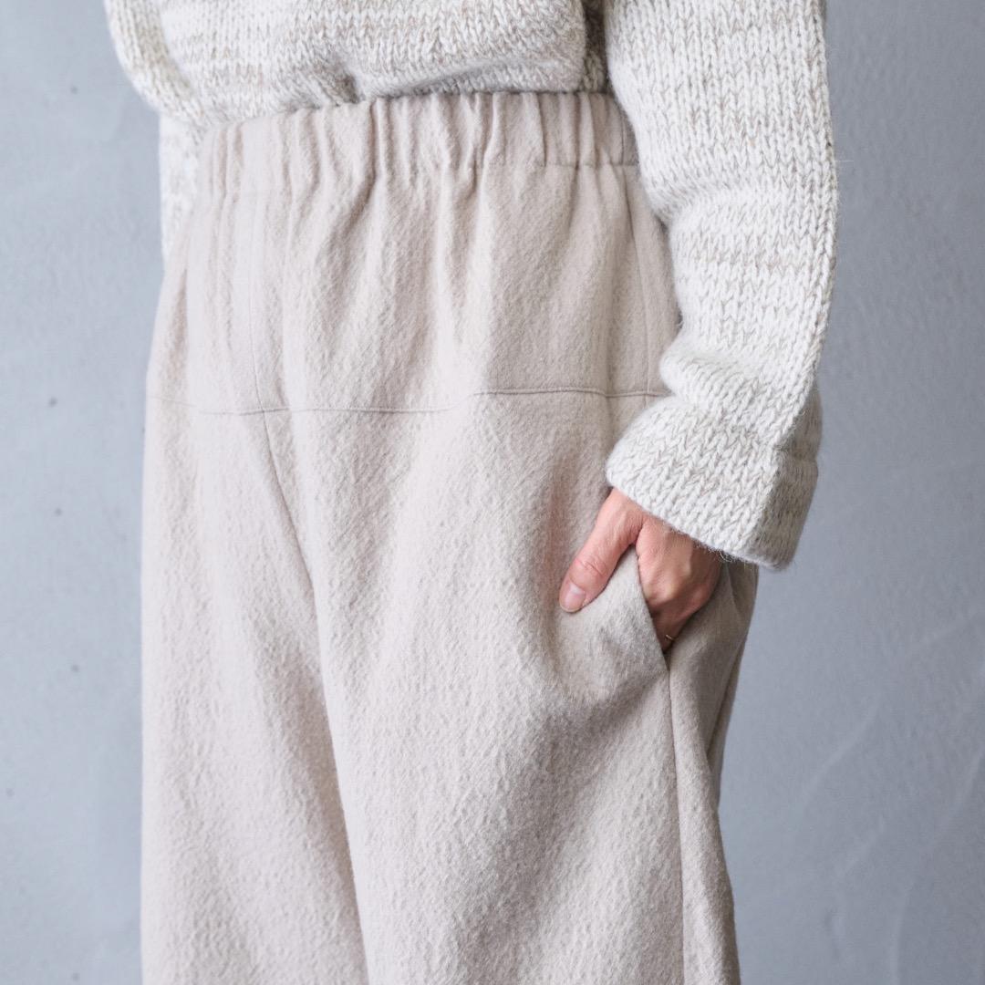 【新品未使用・タグ付き】veritecoeur ウールパンツ