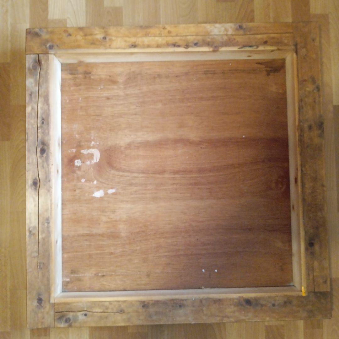 銅板張り 囲炉裏枠 木製 フロア埋め込み用 古民家部材