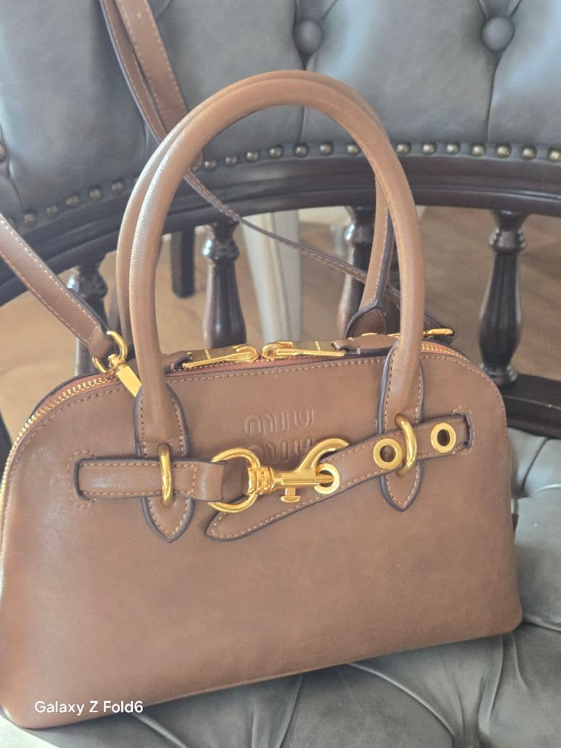 miu miu (ミュウミュウ) アルカディ レザーバッグ