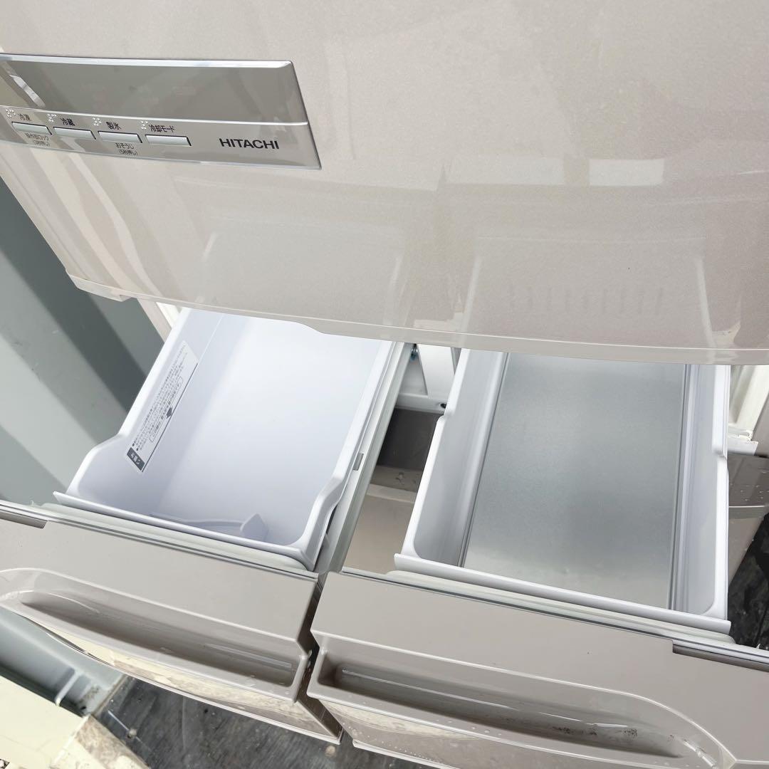 4取付無料！高性能日立モカベージュおしゃれインテリア5ドア冷蔵庫！洗濯機