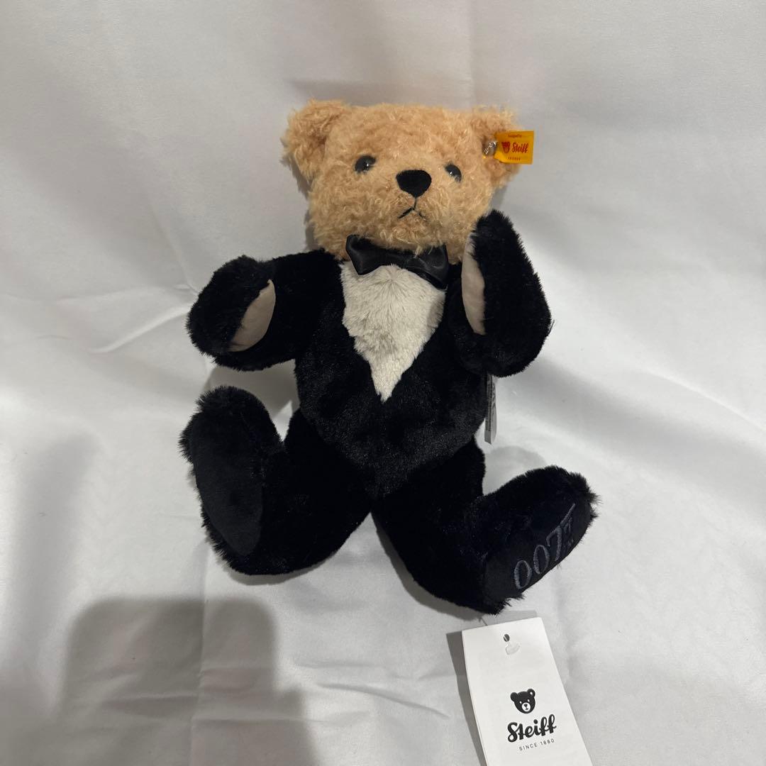 007 ジェームズボンド　テディベア　ぬいぐるみ　シュタイフ　Steiff 希少