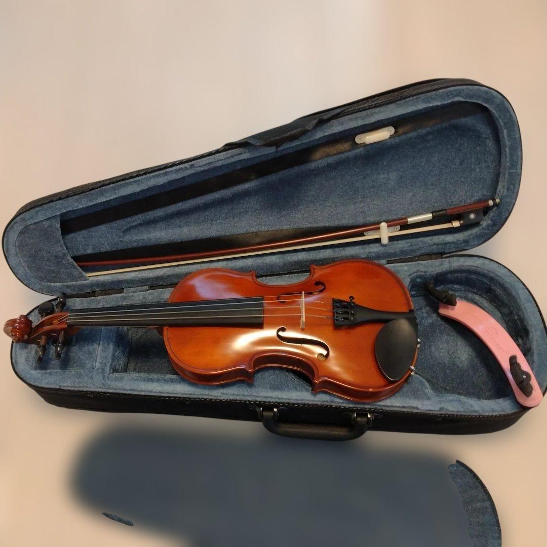恵那Ena分数バイオリン1/2本体　弓 ソフトケース　肩当て　2021年日本製