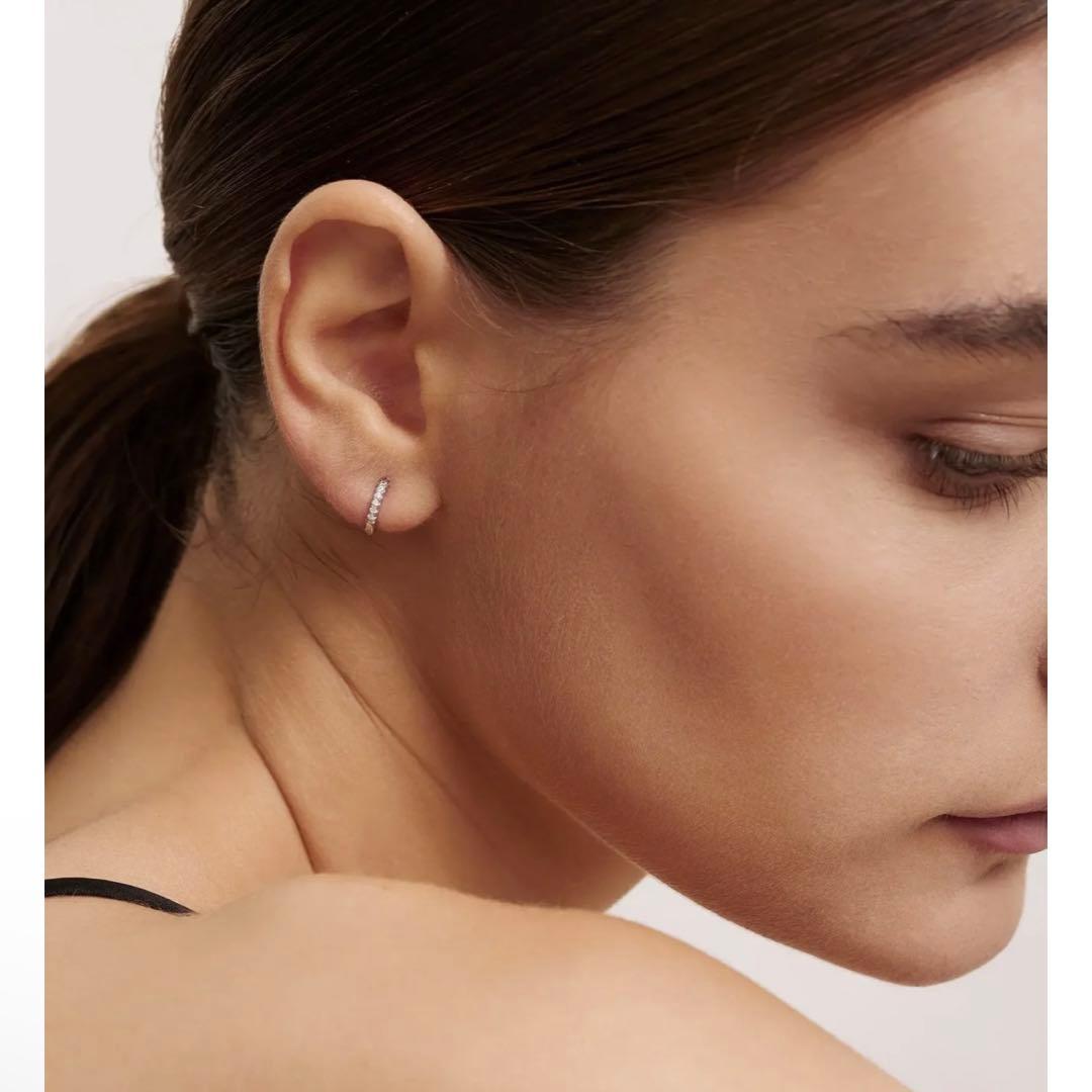 daughtersjewelry ピアス　Mini stone hoop