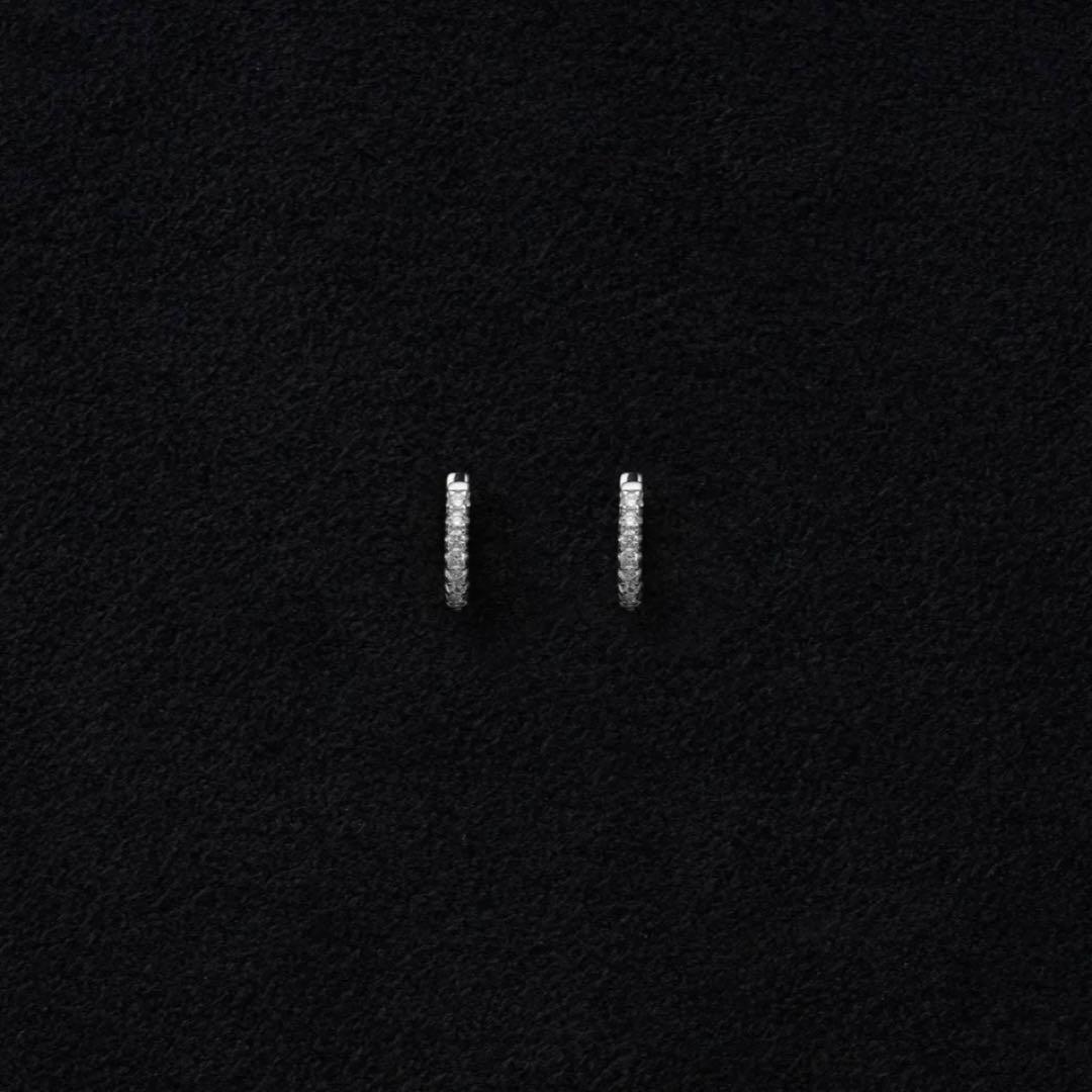 daughtersjewelry ピアス　Mini stone hoop