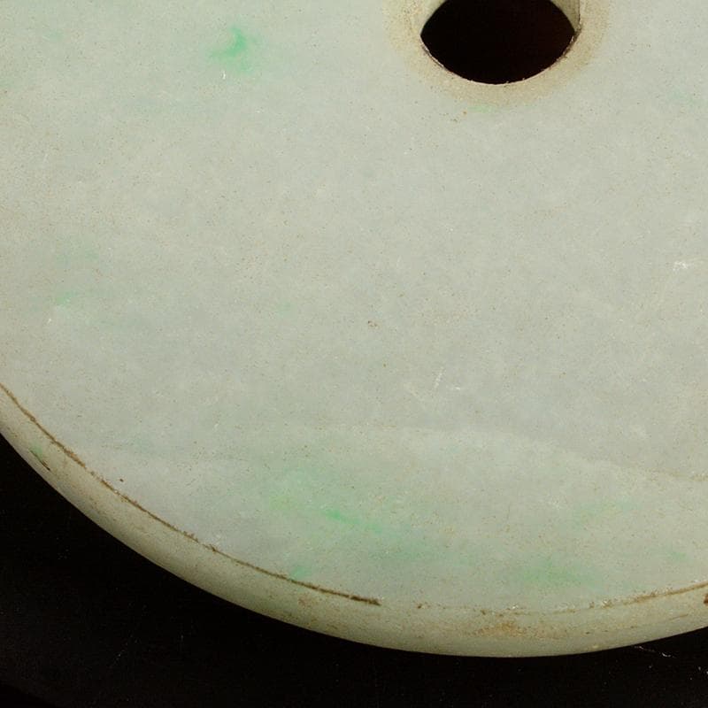 中国　玉石翡翠彫刻　玉器　玉壁　玉飾　玉珮　V　R5618