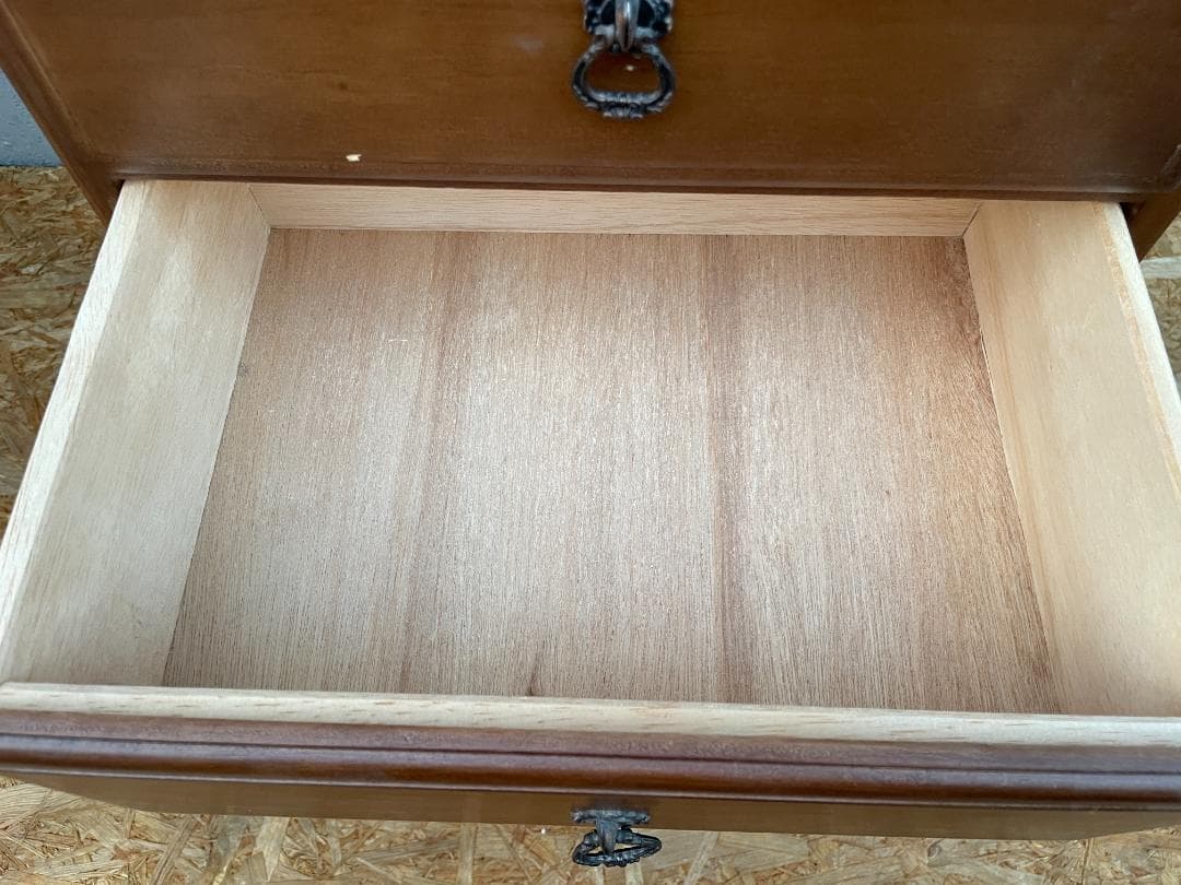 ★ 古家具 昭和レトロ チェスト ミラー 扉 付 ジュエリーボックス 引き出し