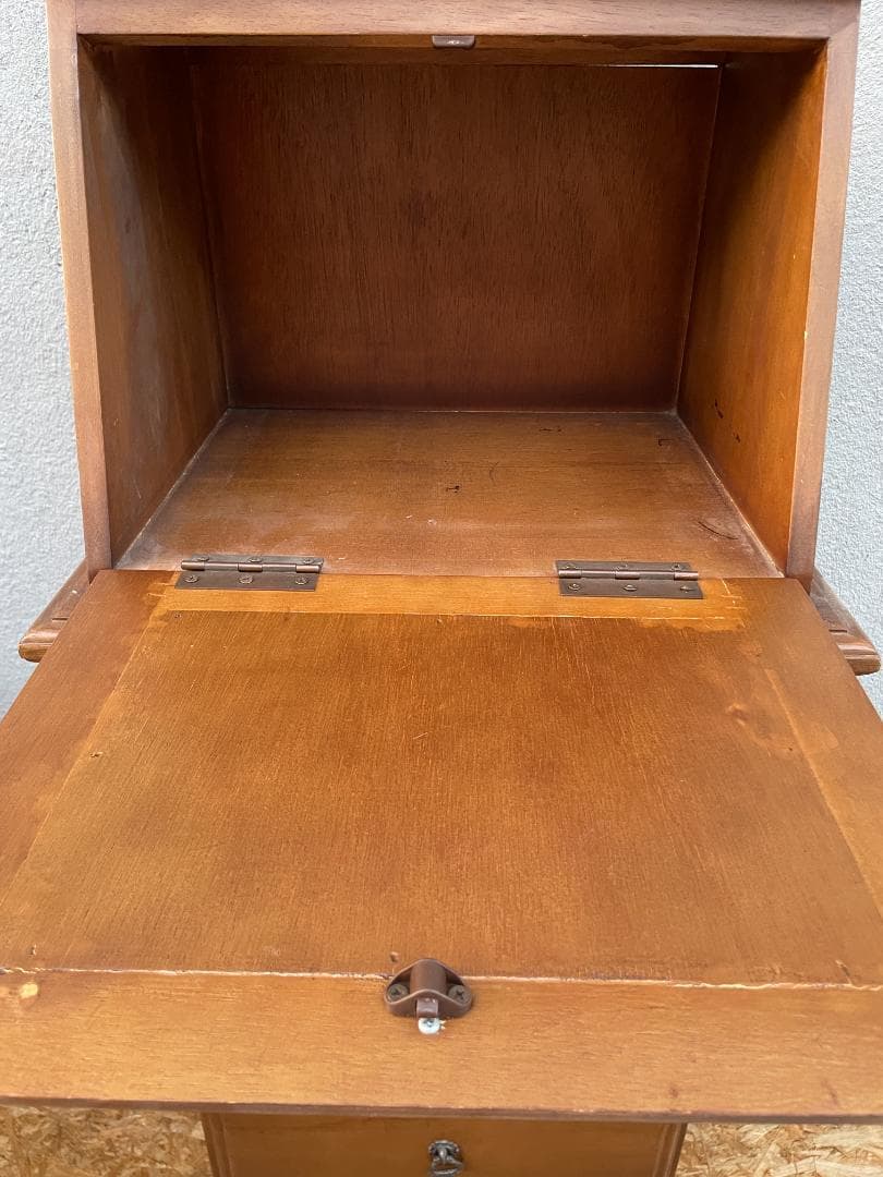 ★ 古家具 昭和レトロ チェスト ミラー 扉 付 ジュエリーボックス 引き出し