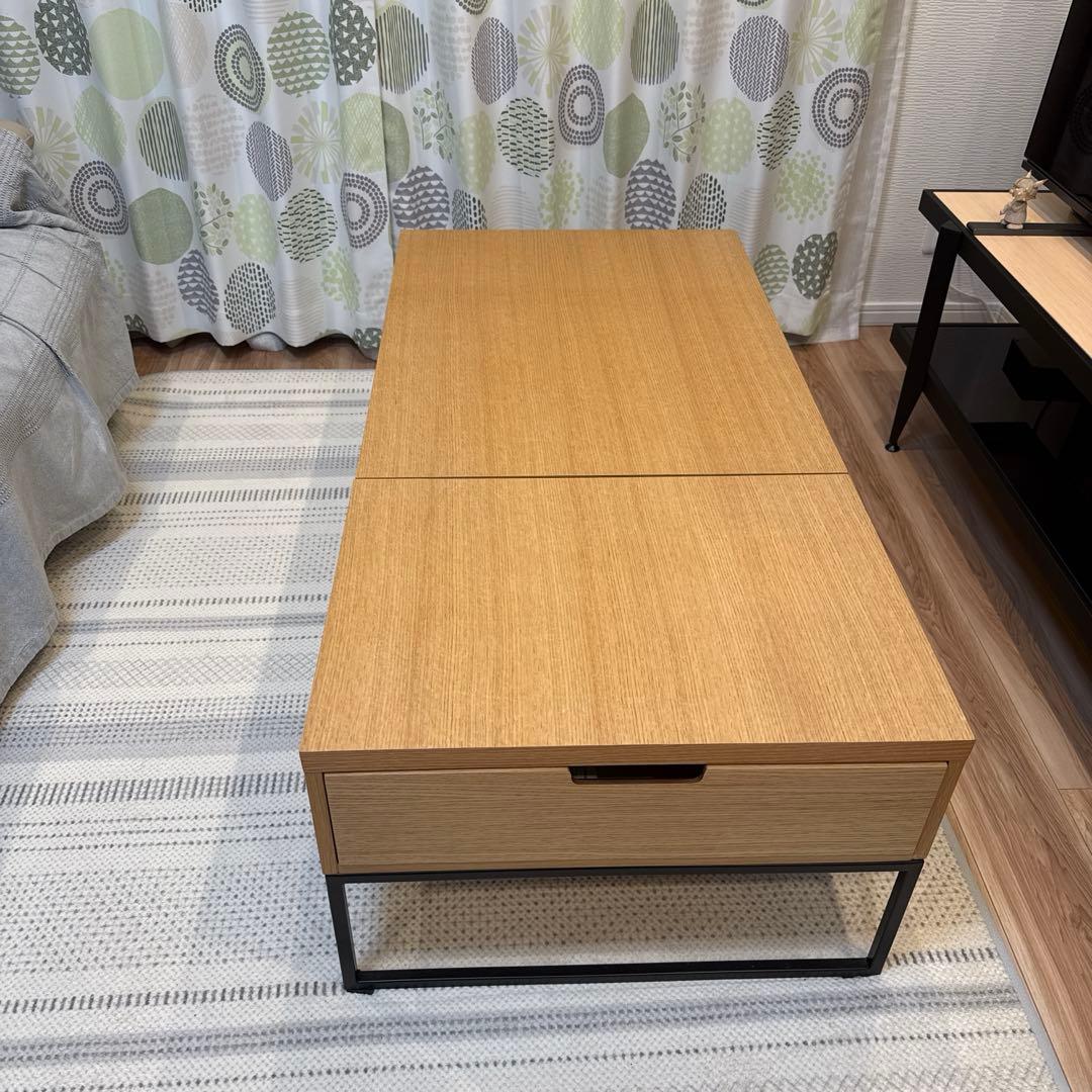 昇降センターテーブル(Nヒバリ 120 LBR)