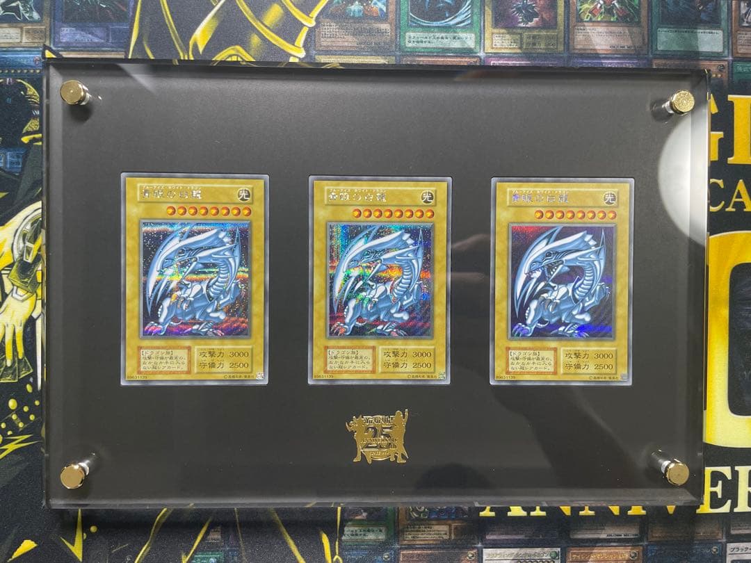 遊戯王 海馬セット 25th シクブル3枚セット ディスプレイ 青眼の白龍