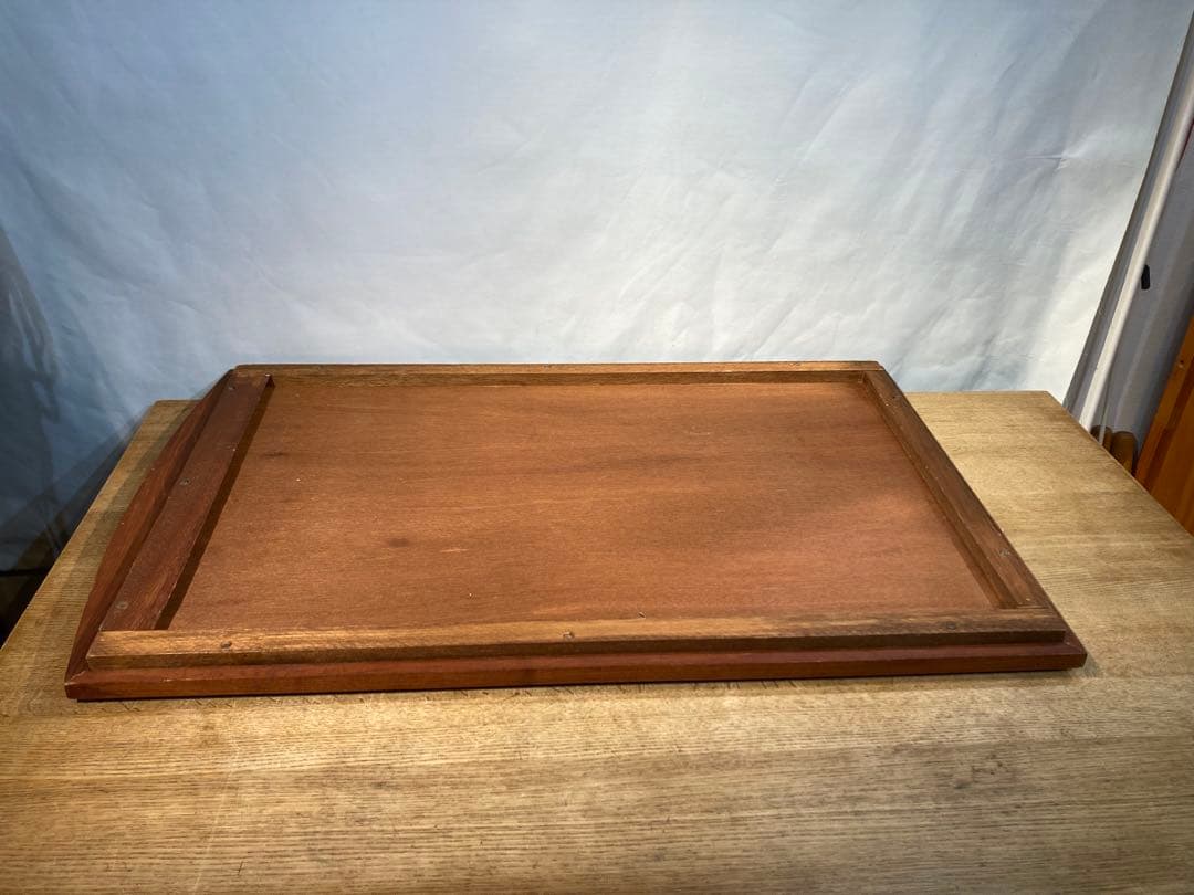 大型木製ミラー 1010×630 木枠 レトロ ビンテージ アンティーク サロン