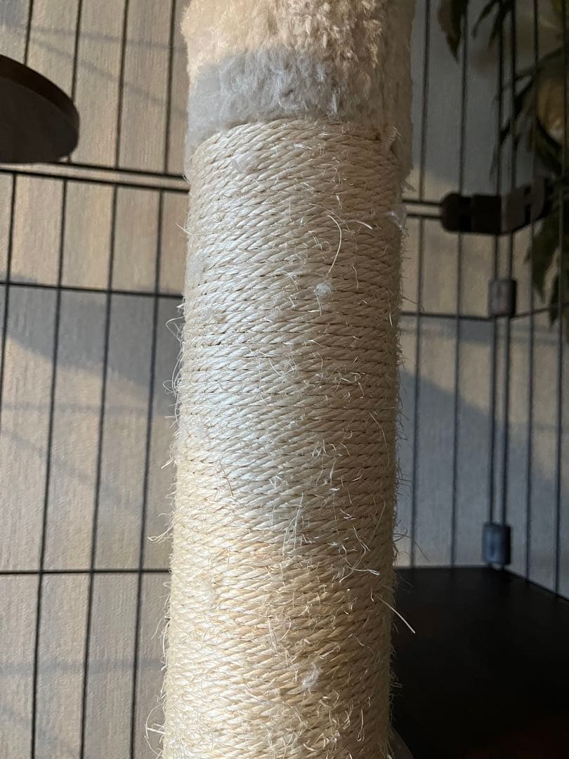 ブラウン 3段キャットケージ