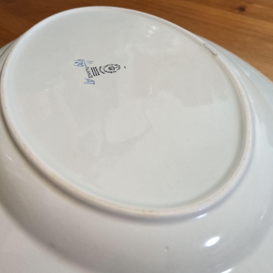   Fajance オーバルプレート