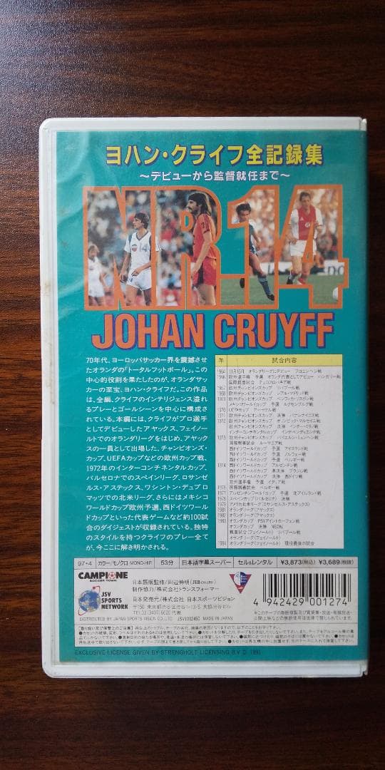 VHSヨハンクライフ全記録集