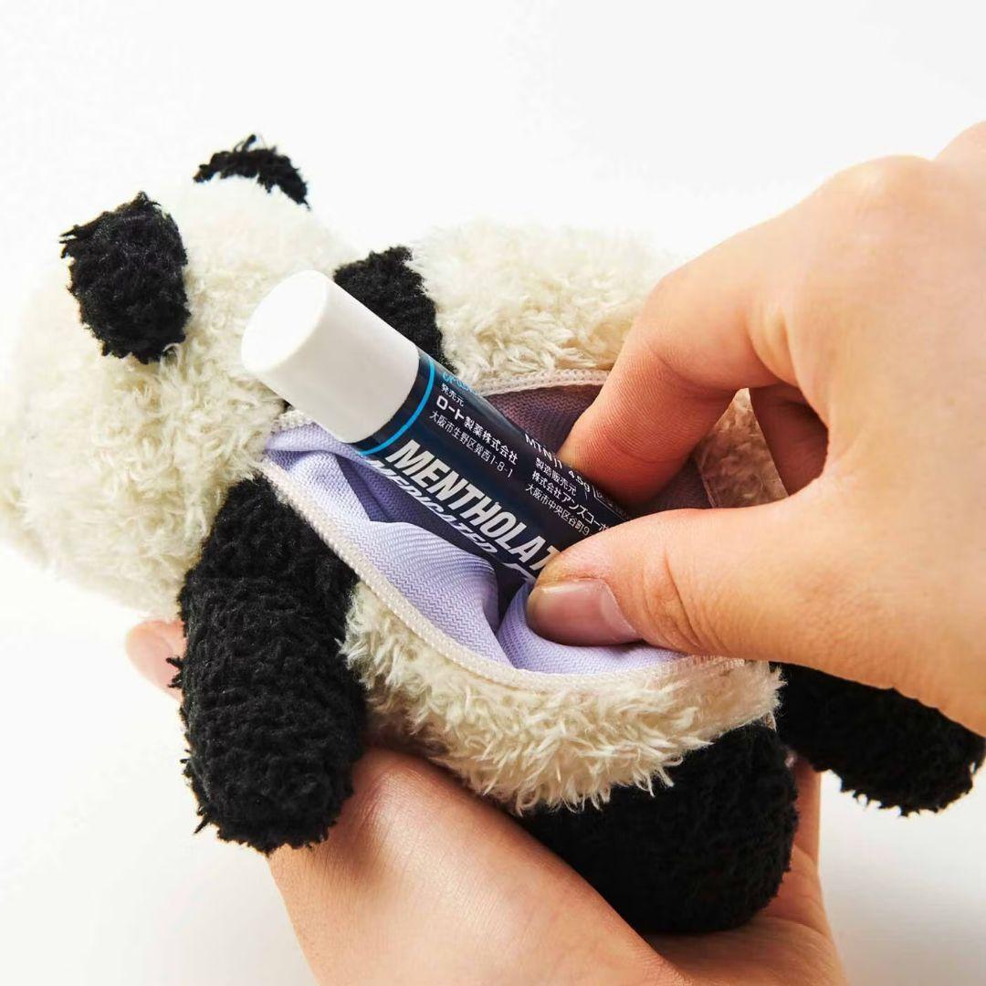 YOU＋MORE！いっしょにお出かけ 赤ちゃんパンダのよじよじポーチ フェリシモ